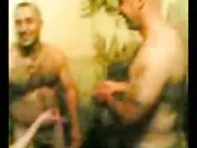 The negro pulled a furry white skin on his black cock