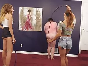 Shaved clean pussy girlfriend pierced with a riser