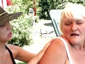 Young bangs old pussy of an older woman
