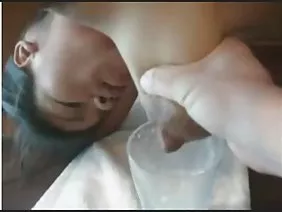 Two young beauties suck big cock guy
