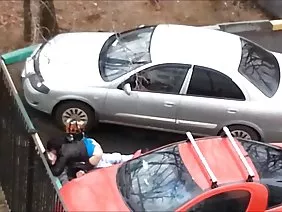Sexy lesbians shove phalluses in their tight ass
