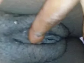 Sexy model put pussy on dick