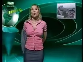 Mature lady shows off her charms on camera