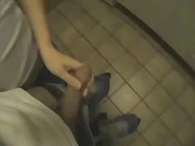 Hard sex with blond whore in mesh stockings