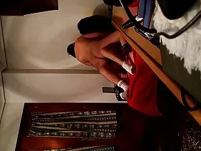 Finished on glasses girlfriend after rough sex