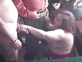 Received a portion of sperm on the ass, and then gave an interview