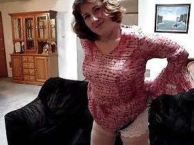 Russian mature wench jumped on a young guy's cunt pussy