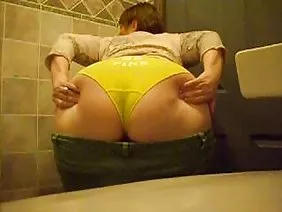 Slutty fucker with a long cock skillfully fucks from behind the heifer with menstruation