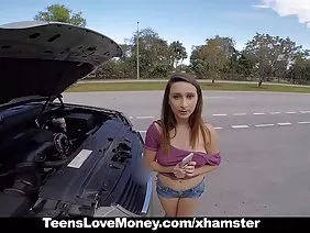 I took off the slut and fucked her big cock in pussy