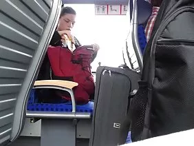 Hot blonde does blowjob from the first person