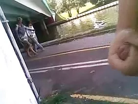 Hot bitch jumping on a long riser
