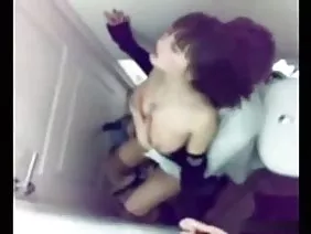 Busty brunette sucks and jerks off