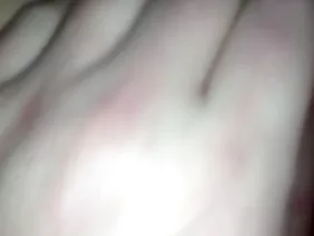 Russian pussy wanted sex so much that she could not resist and began to fuck herself with a rubber member right on the kitchen