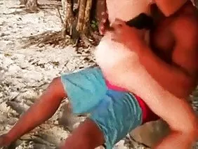 Oral caress young couple and quick sex